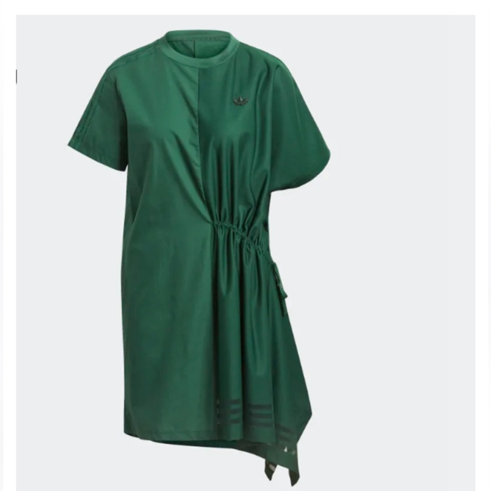 NWT ADIDAS Essential T-Shirt TEE Dress Asymmetrical Hem